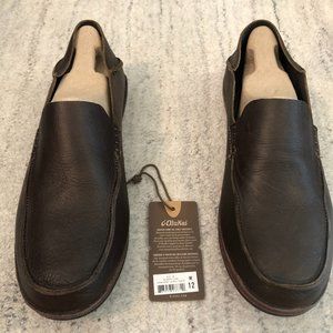 OluKai Ni'O Loafer - DarkWood/Rum - Size 12 Mens